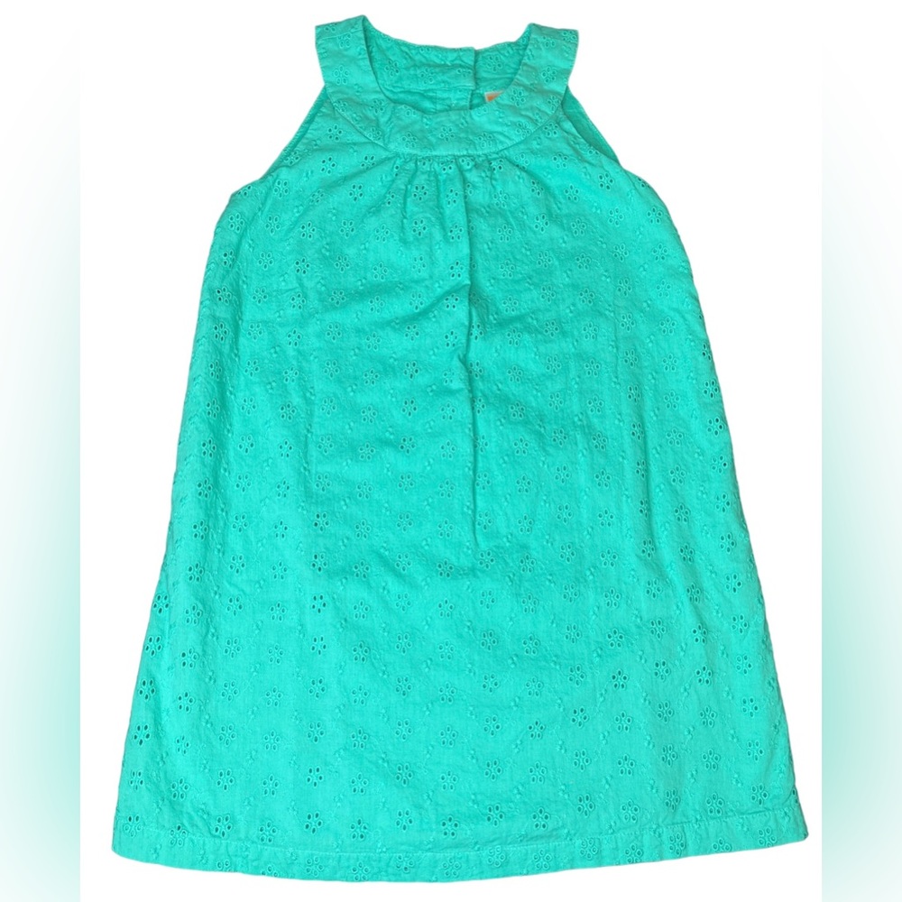 Gymboree: Shift Dress, Teal. Eyelet. Size 6